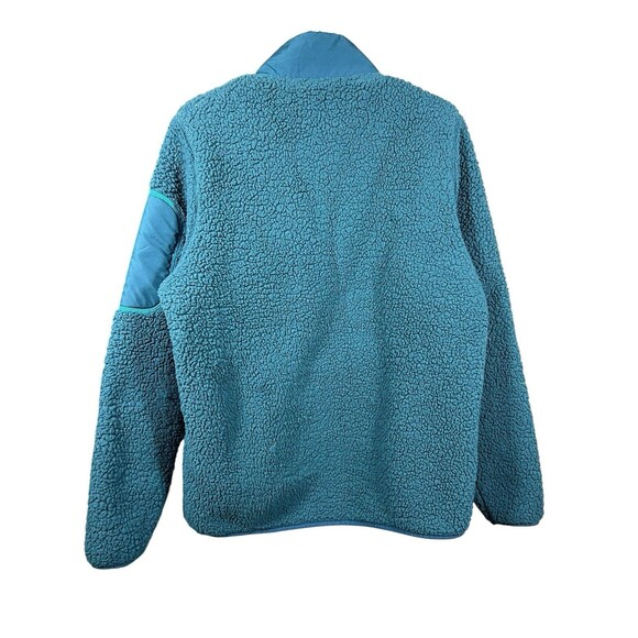 Under Armour Blue Sherpa Fleece Half Zip Jacket Men’s M Warm Outdoor - Picture 8 of 11